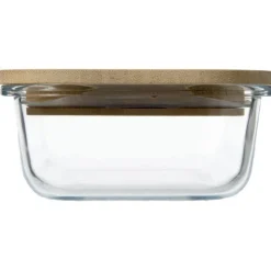 Bocal en Verre Bambou 0,38L Transparent