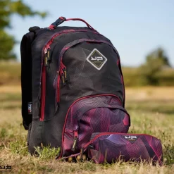 BODYPACK Trousse rectangle recyclée Moiré fuchsia