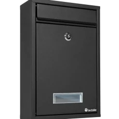 Boite aux lettres en acier extensible avec fente d'introduction en façade