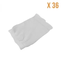 Boite de 36 pré-filtres jetables pour panier de skimmer - Blanc