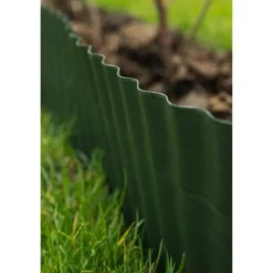 Bordure de gazon - NATURE - H20cm x L9m - Polyéthylene - Flexible et ondulée