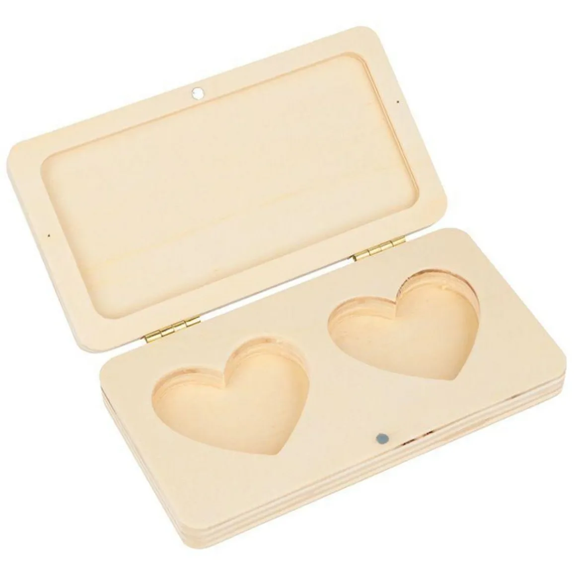 Boîte à alliances double 13 x 7 x 2 cm