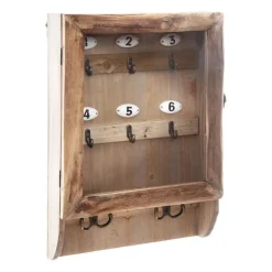 Boîte à clés rétro en bois