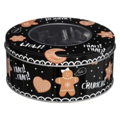 Boîte à Cookie & 8 Emporte Pièces Toa 7cm Noir