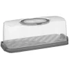 Boîte de Conservation Gâteaux Cake 36cm Gris