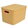 Boîte de Rangement Avec Couvercle Iris 15,5L Ocre