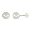 Boucles d'Oreilles - Puces Perles de Culture 0.80cm - Or Jaune - Femme ou Enfant