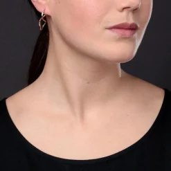 Boucles d'Oreilles Créoles Or 18 Carats 750/000 Jaune - Infini Infinity