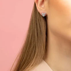 Boucles d'oreilles Disney ornées de Cristaux scintillants -Mickey