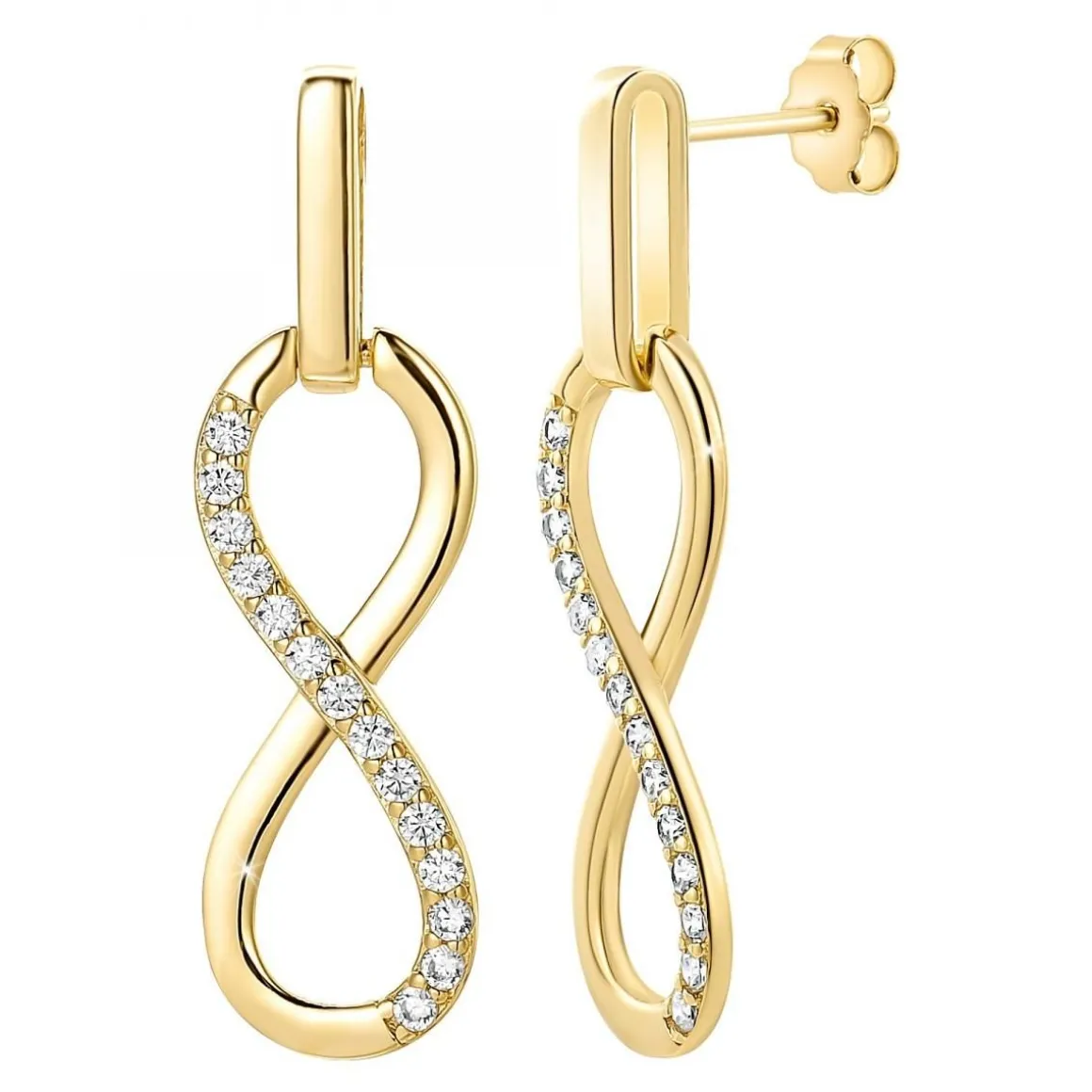 Boucles d'oreilles infini par SC Bohème