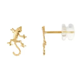Boucles d'Oreilles Or Jaune Salamandre
