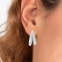 Boucles d'oreilles par SC Crystal ornées de Cristaux scintillants