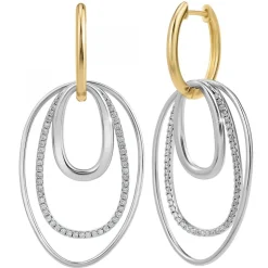 Boucles d'oreilles SC Bohème ornées de zirconium
