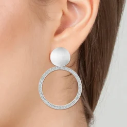 Boucles d'oreilles SC Crystal ornées de Cristaux scintillants