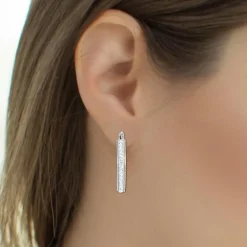 Boucles d'oreilles SC Crystal ornées de Cristaux scintillants