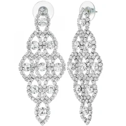 Boucles d'oreilles SC Crystal ornées de Cristaux scintillants