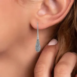 Boucles d'oreilles SC Crystal ornées de Zirconium