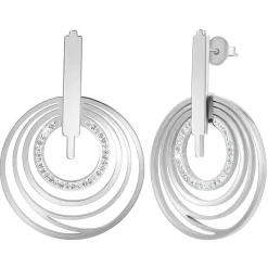 Boucles d'oreilles SC Crystal ornées de Cristaux scintillants