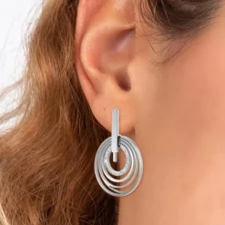 Boucles d'oreilles SC Crystal ornées de Cristaux scintillants