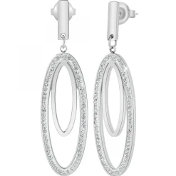 Boucles d'oreilles SC Crystal ornées de Cristaux scintillants