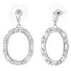 Boucles d'oreilles SC Crystal ornées de Cristaux scintillants