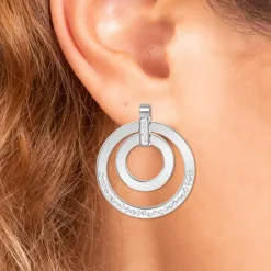 Boucles d'oreilles SC Crystal ornées de Cristaux scintillants