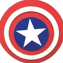 Bouclier en mousse Captain America 30 cm