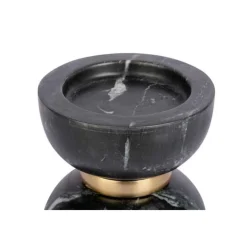 Bougeoir Design en Marbre Satori 12cm Noir