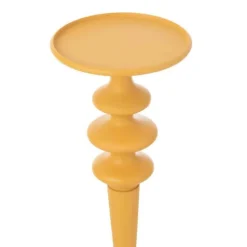 Bougeoir Rond Design Vicky 100cm Ocre