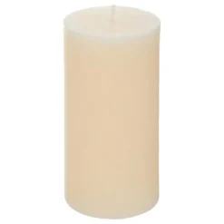 Bougie Cylindrique Rustic 14cm Ivoire