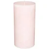 Bougie Cylindrique Rustic 14cm Rose Clair
