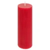 Bougie Déco Demi 14cm Rouge