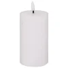 Bougie Déco à LED Molia 15cm Blanc