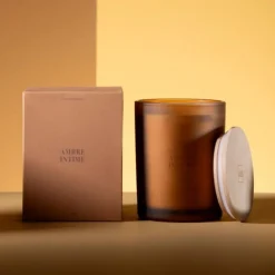 Bougie Parfumée Accords Essentiels 14cm Ambre Intime
