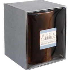 Bougie Parfumée Cuivre 250g Musc & Agrumes