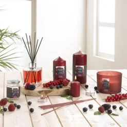 Bougie Verrine Parfumée Essentiel II 8cm Fruits Rouges
