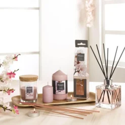 Bougie Verrine Parfumée Essentiel II 8cm Cerisier en Fleurs