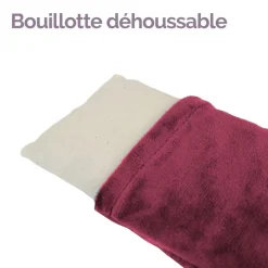 Bouillotte chauffante ou refroidissante 10 x 22cm déhoussable pour toutes parties du corps