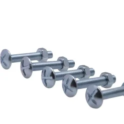 Boulon poêlier zingué Vissal Ø 6x30mm lot de 12 boulons