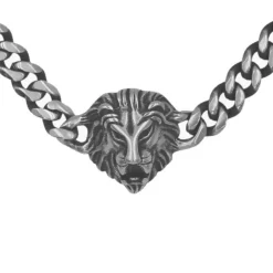 Bracelet Acier - Tête de Lion - Homme