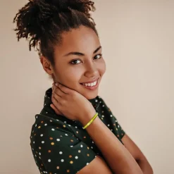 Bracelet en Résine colorée ayant un aspect proche de l'Email par SC Crystal