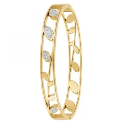 Bracelet feuilles par SC Bohème orné de Cristaux scintillants