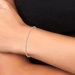 Bracelet maille forçat par SC Crystal