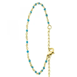 Bracelet perles bleues par SC Bohème