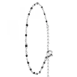 Bracelet perles noires par SC Crystal