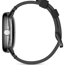 Bracelet Pixel Watch Cuir large noir