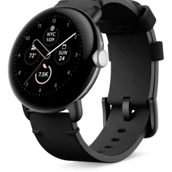 Bracelet Pixel Watch Cuir large noir