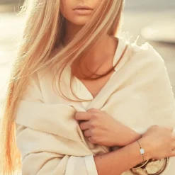 Bracelet SC Bohème orné d'un quartz blanc