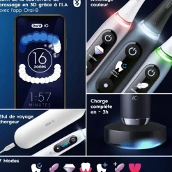 Brosse à dents électrique IO 9 black edition cadeau