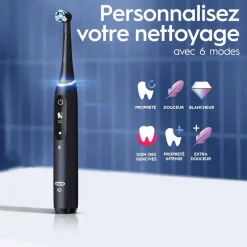 Brosse à dents électrique iO8s Series Black Onyx (+1 refils)